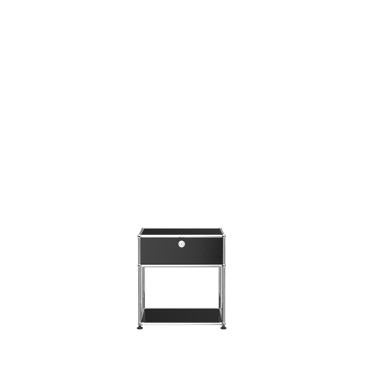 USM Haller nightstand P2 - Graphite Black