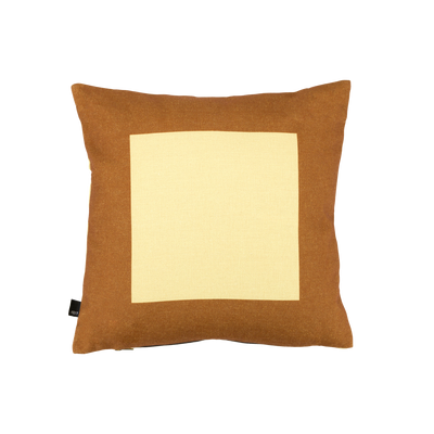 Dekorativní polštář Square 45 x 45 cm, Yellow/Brown