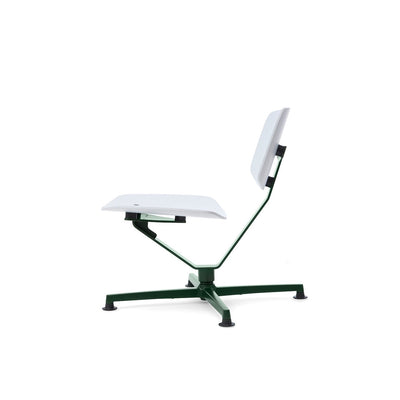 Lounge křeslo Arba Plywood - Tmavě zelená / světle šedá