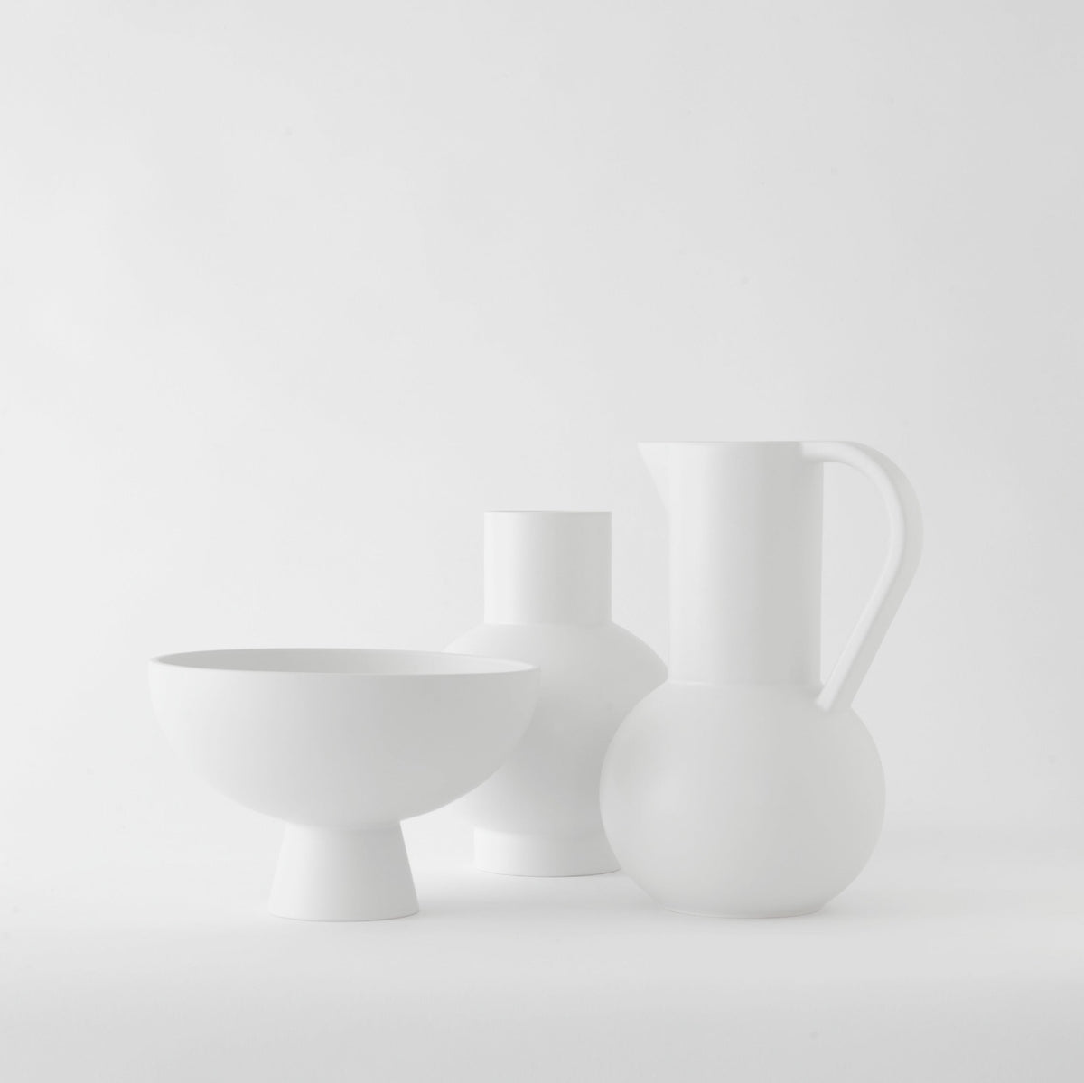 Váza Strøm small, Vaporous Grey