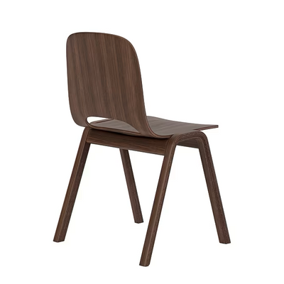 Židle Touchwood, dřevěná podnož Walnut