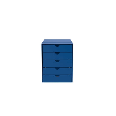 USM Inos 5-drawer set K1 - Gentian Blue
