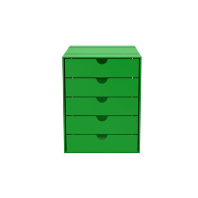 USM Inos 5-drawer set K1 - Green