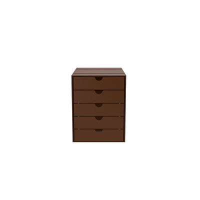 USM Inos 5-drawer set K1 - Brown