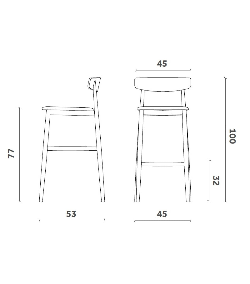 Barová židle Claretta Stool
